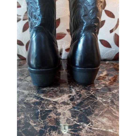 Preowned Men's LAREDO WESTERN BOOTS Style# 4240 - Size 10D / Black - Picture 5 of 11